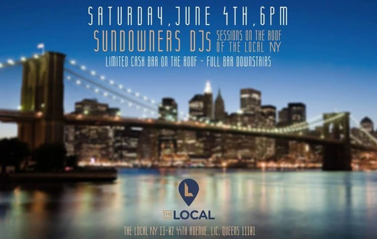 Sundowners DJ Session – Saturday, June 4th – Rooftop Party